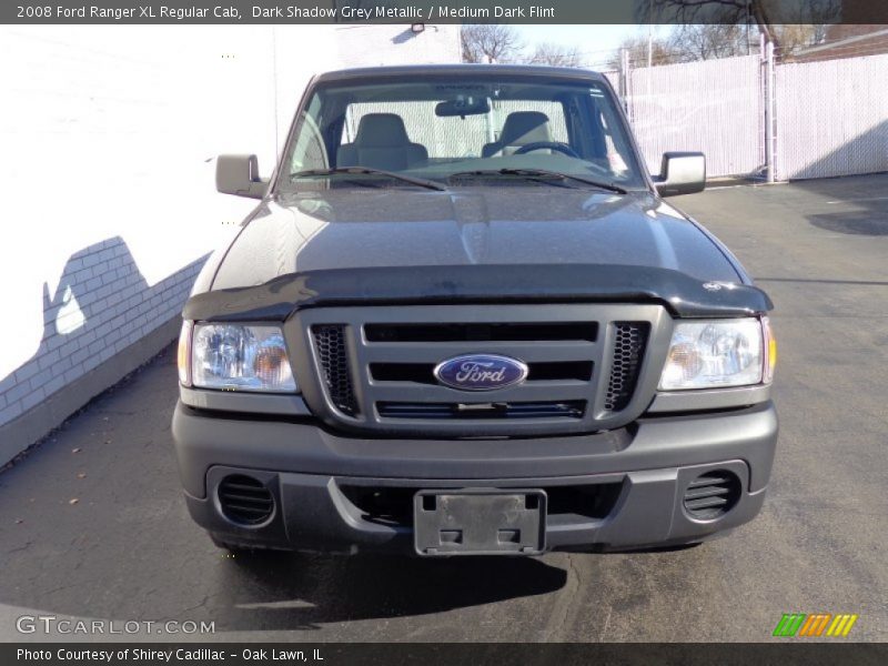 Dark Shadow Grey Metallic / Medium Dark Flint 2008 Ford Ranger XL Regular Cab