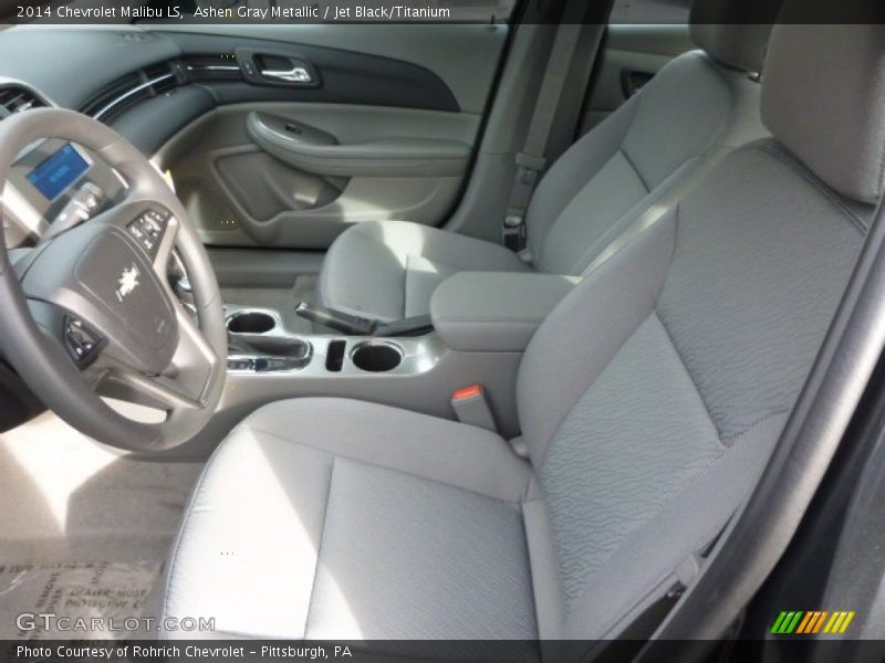Ashen Gray Metallic / Jet Black/Titanium 2014 Chevrolet Malibu LS
