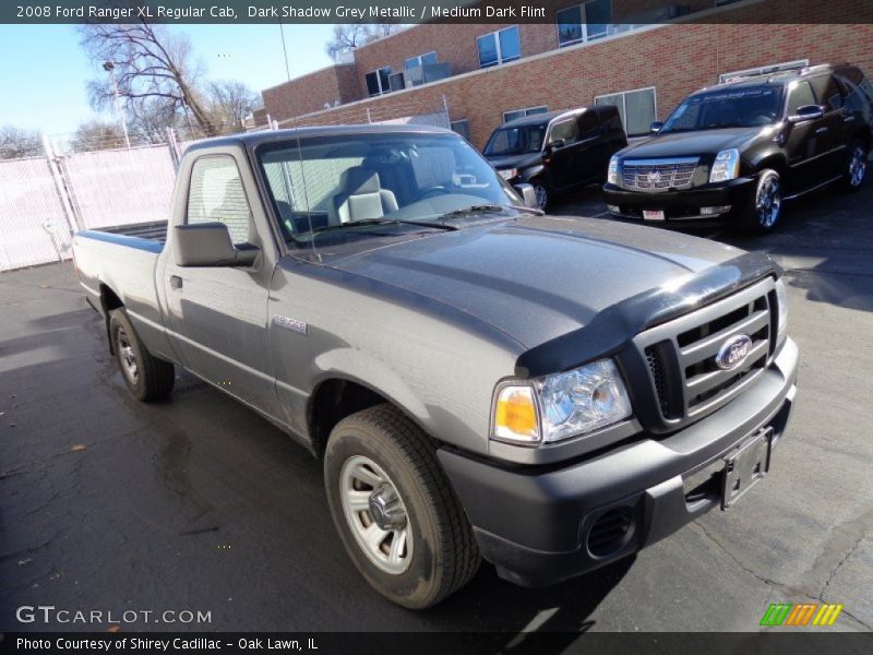 Dark Shadow Grey Metallic / Medium Dark Flint 2008 Ford Ranger XL Regular Cab
