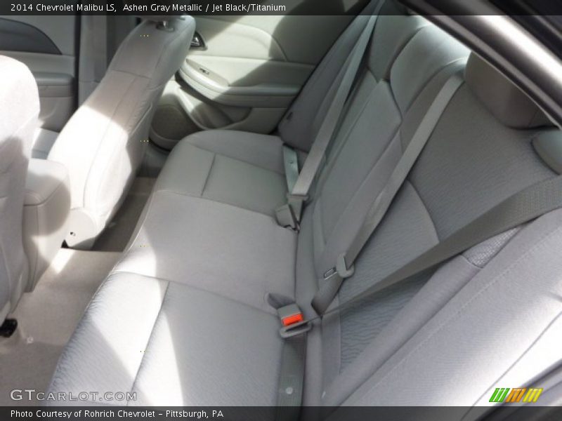 Ashen Gray Metallic / Jet Black/Titanium 2014 Chevrolet Malibu LS