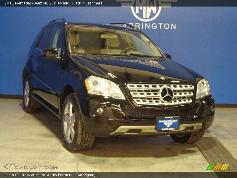 Black / Cashmere 2011 Mercedes-Benz ML 350 4Matic