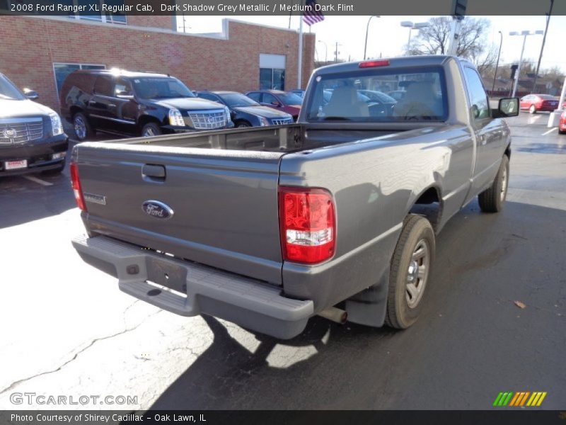 Dark Shadow Grey Metallic / Medium Dark Flint 2008 Ford Ranger XL Regular Cab