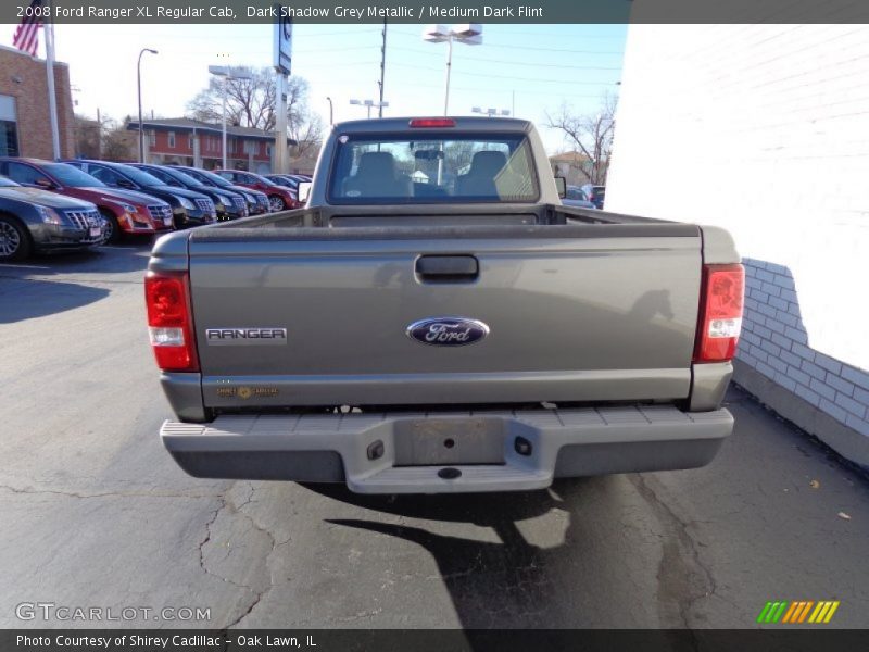 Dark Shadow Grey Metallic / Medium Dark Flint 2008 Ford Ranger XL Regular Cab
