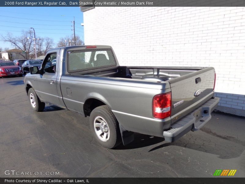 Dark Shadow Grey Metallic / Medium Dark Flint 2008 Ford Ranger XL Regular Cab