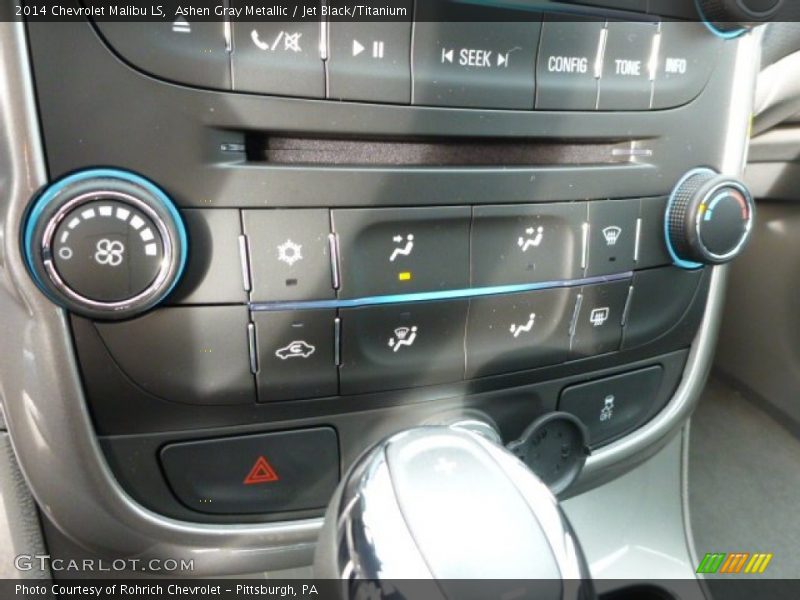 Ashen Gray Metallic / Jet Black/Titanium 2014 Chevrolet Malibu LS