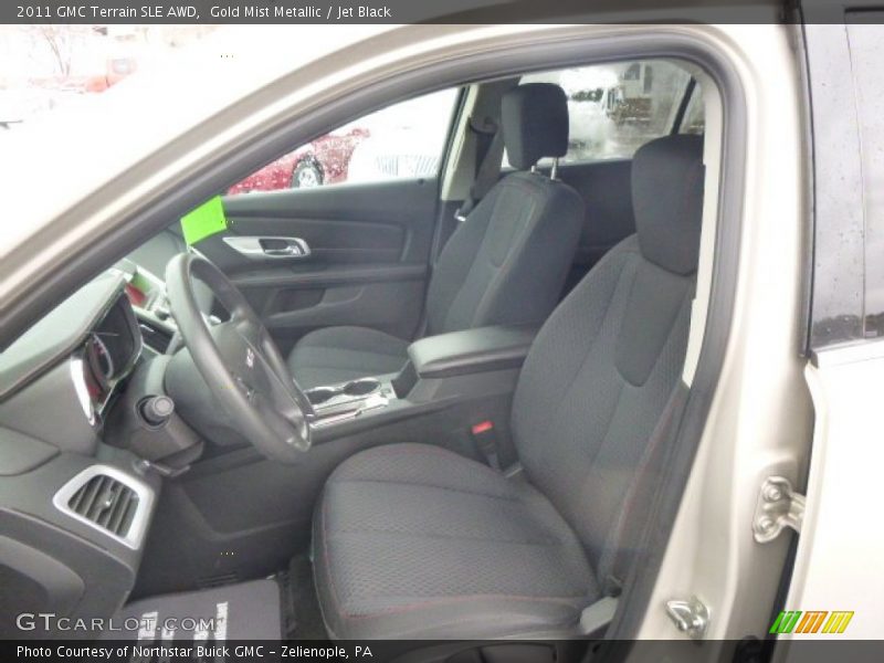 Gold Mist Metallic / Jet Black 2011 GMC Terrain SLE AWD