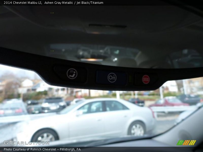 Ashen Gray Metallic / Jet Black/Titanium 2014 Chevrolet Malibu LS