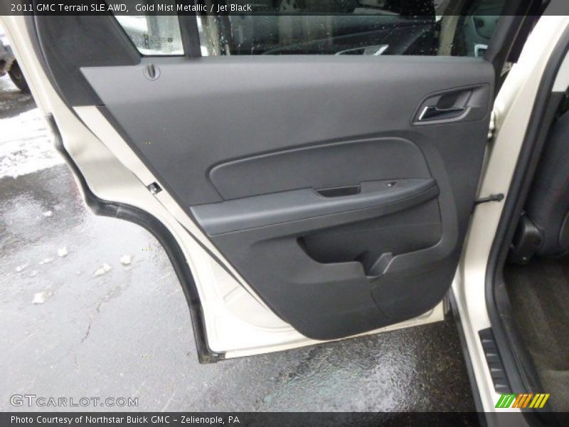 Gold Mist Metallic / Jet Black 2011 GMC Terrain SLE AWD