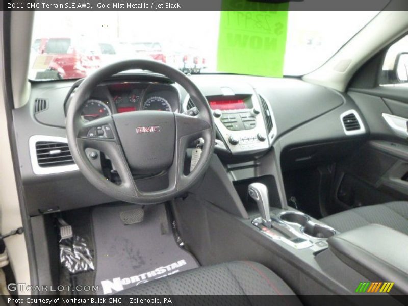 Gold Mist Metallic / Jet Black 2011 GMC Terrain SLE AWD