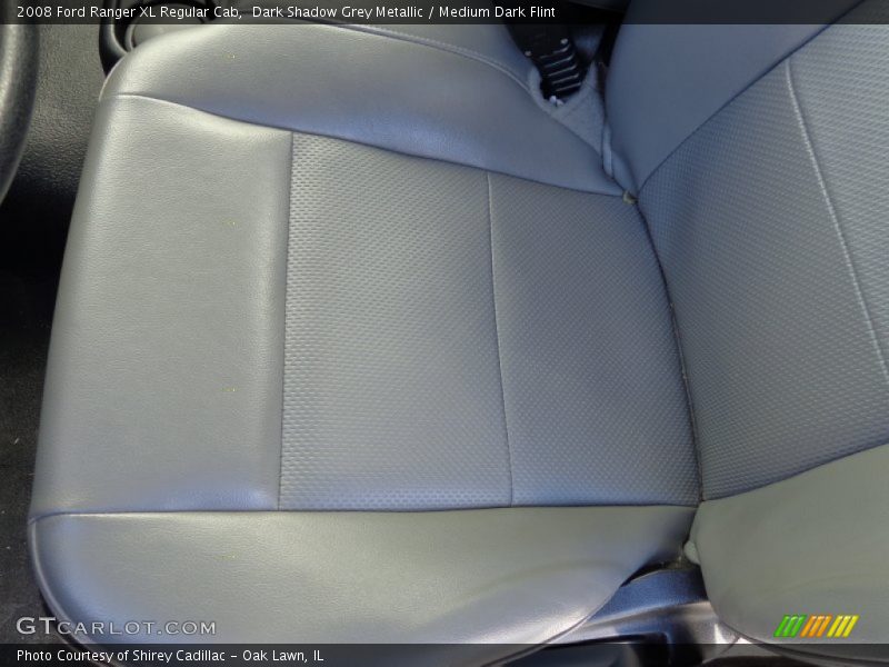 Dark Shadow Grey Metallic / Medium Dark Flint 2008 Ford Ranger XL Regular Cab
