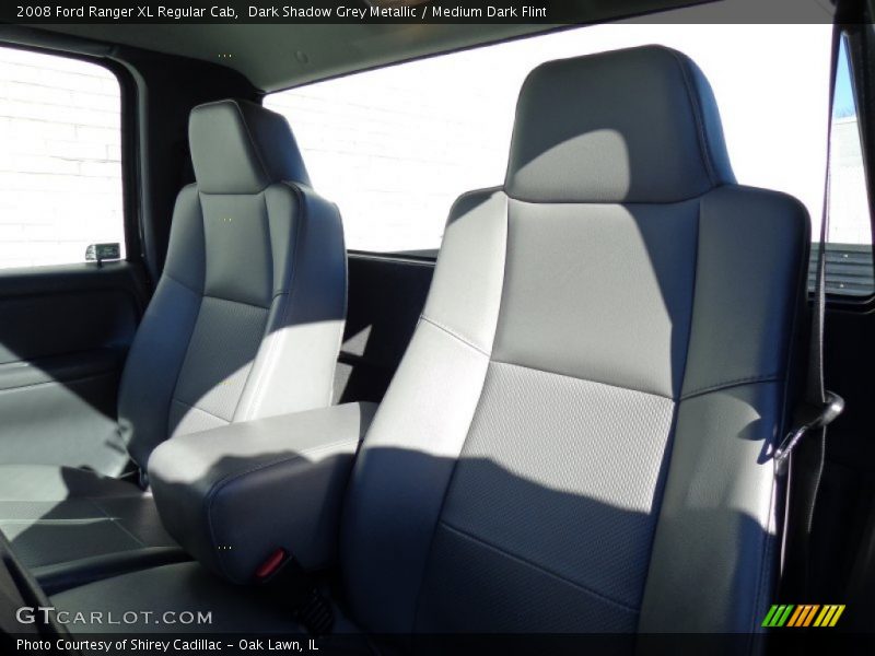 Dark Shadow Grey Metallic / Medium Dark Flint 2008 Ford Ranger XL Regular Cab