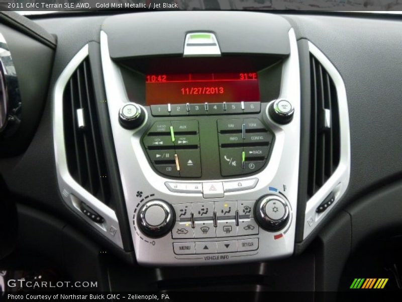 Gold Mist Metallic / Jet Black 2011 GMC Terrain SLE AWD