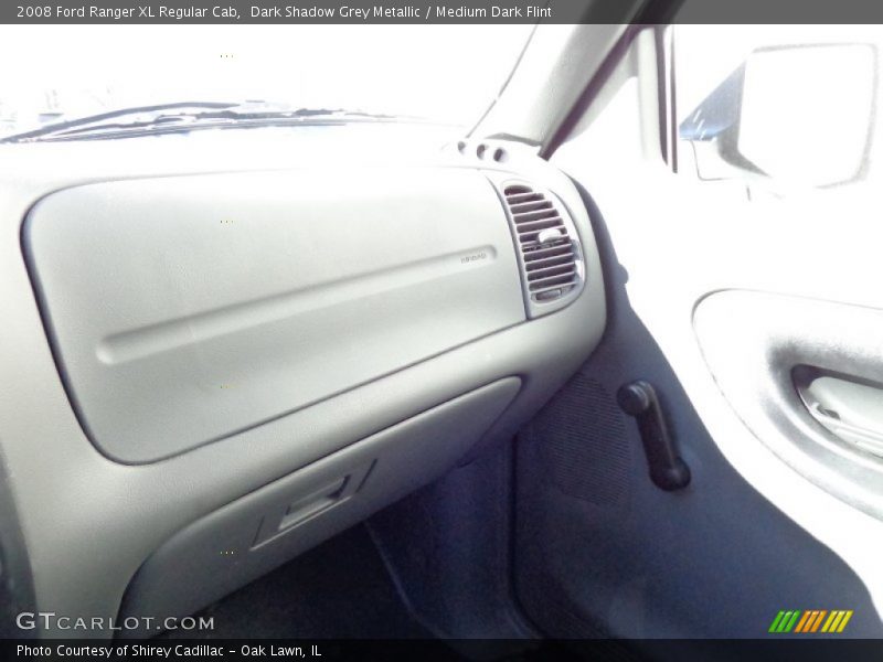 Dark Shadow Grey Metallic / Medium Dark Flint 2008 Ford Ranger XL Regular Cab