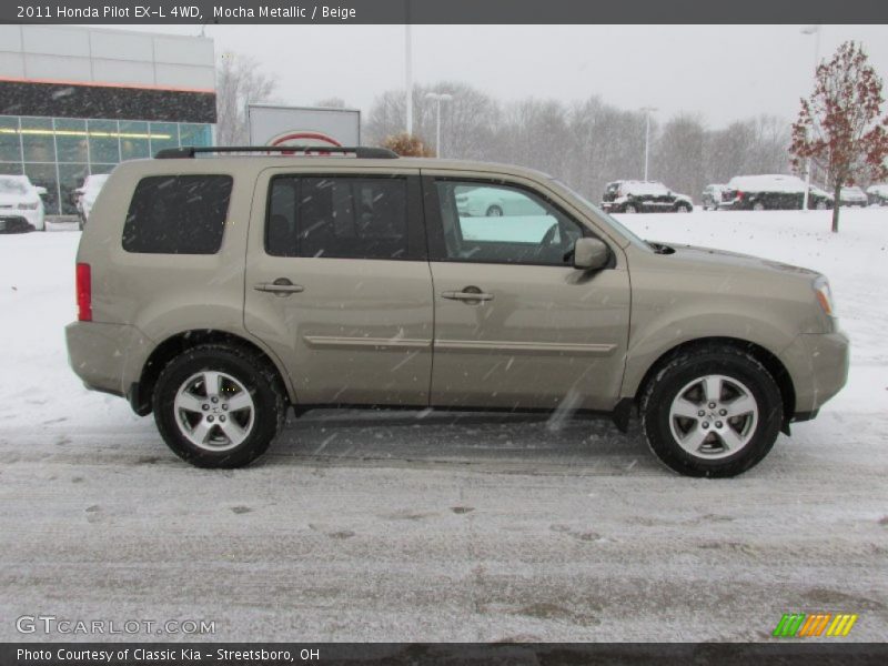Mocha Metallic / Beige 2011 Honda Pilot EX-L 4WD