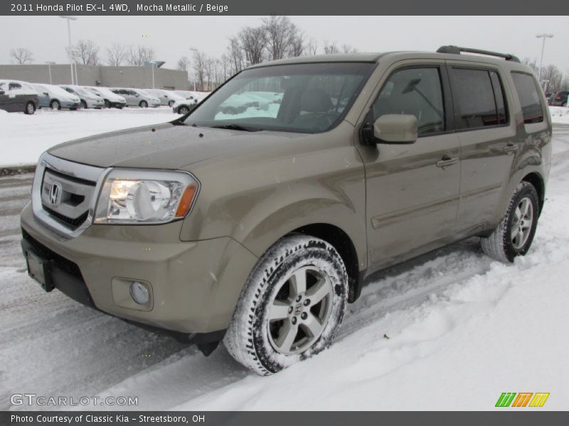Mocha Metallic / Beige 2011 Honda Pilot EX-L 4WD