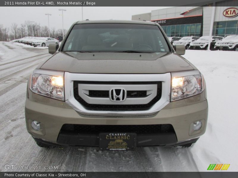 Mocha Metallic / Beige 2011 Honda Pilot EX-L 4WD