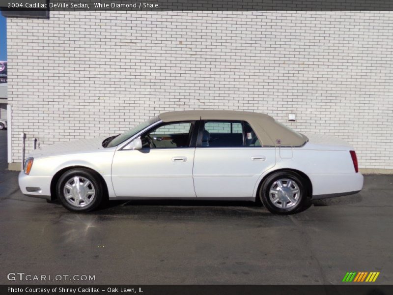 White Diamond / Shale 2004 Cadillac DeVille Sedan