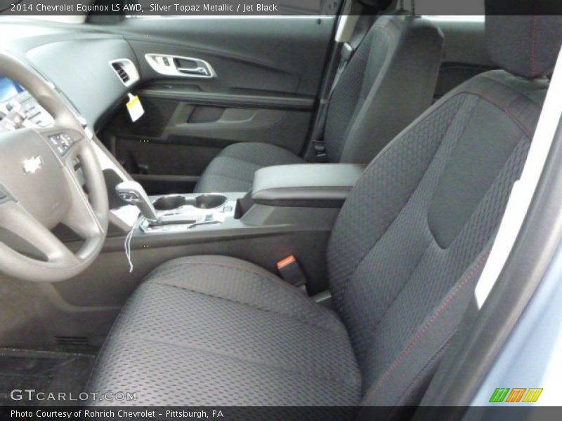 Silver Topaz Metallic / Jet Black 2014 Chevrolet Equinox LS AWD