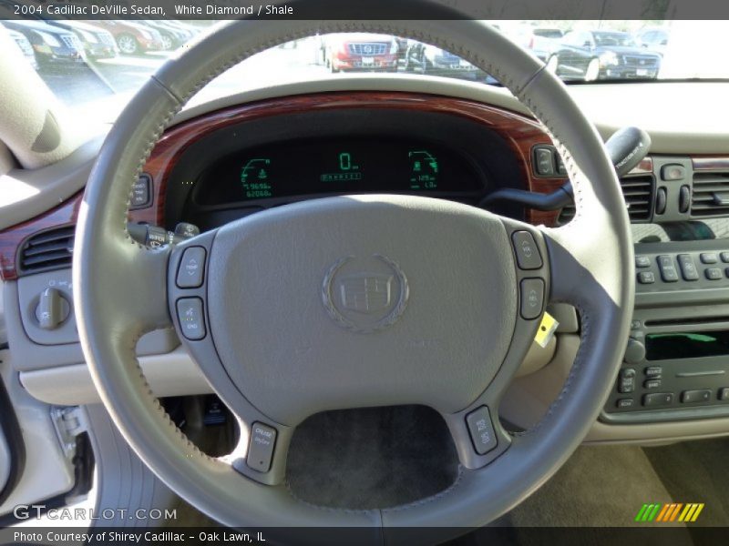 White Diamond / Shale 2004 Cadillac DeVille Sedan