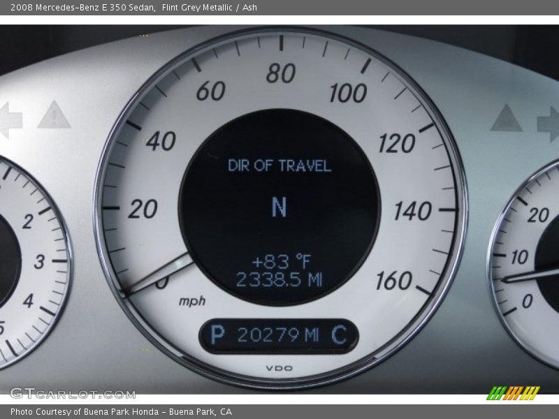 Flint Grey Metallic / Ash 2008 Mercedes-Benz E 350 Sedan