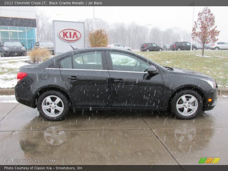 Black Granite Metallic / Jet Black 2012 Chevrolet Cruze LT