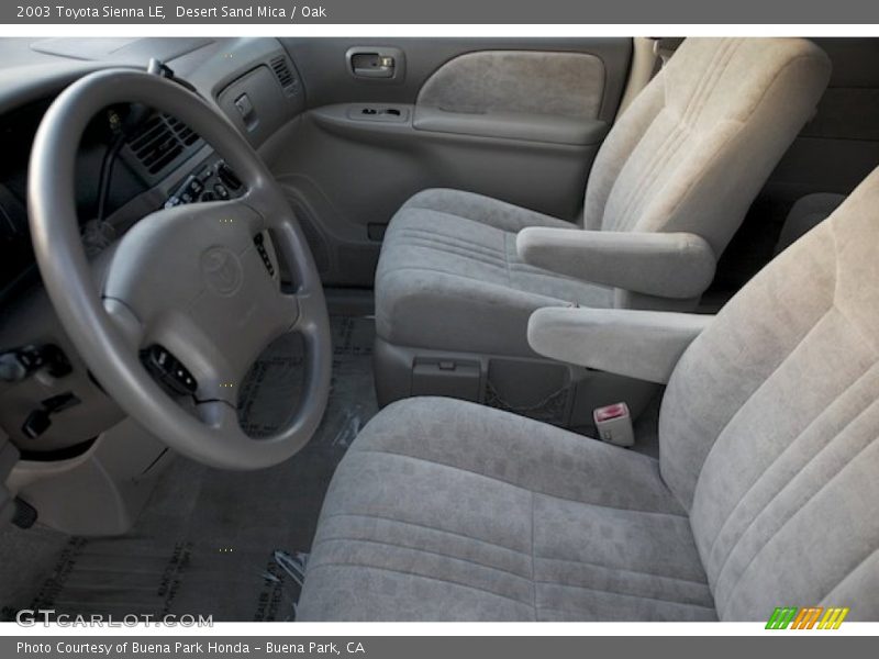 Desert Sand Mica / Oak 2003 Toyota Sienna LE