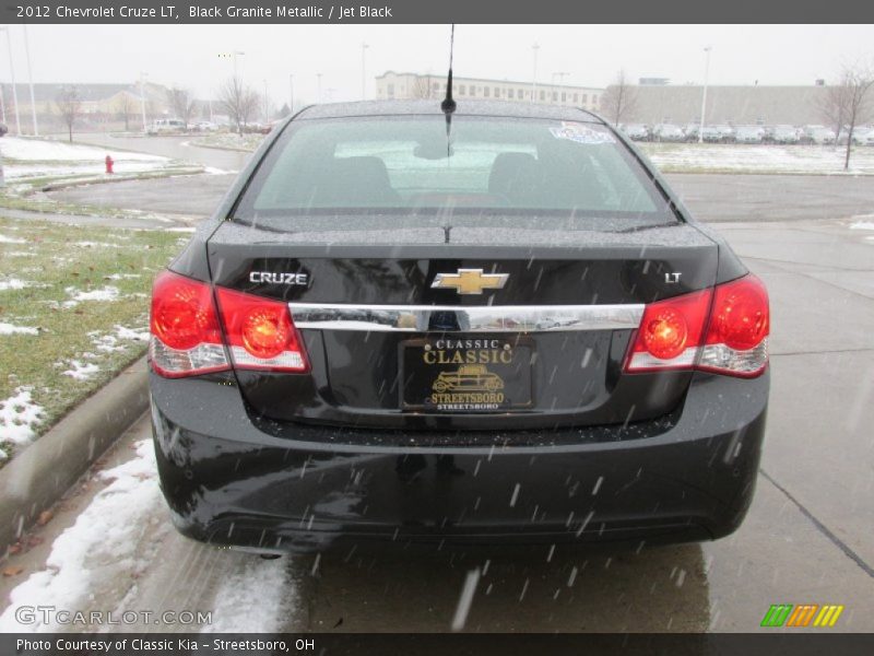 Black Granite Metallic / Jet Black 2012 Chevrolet Cruze LT