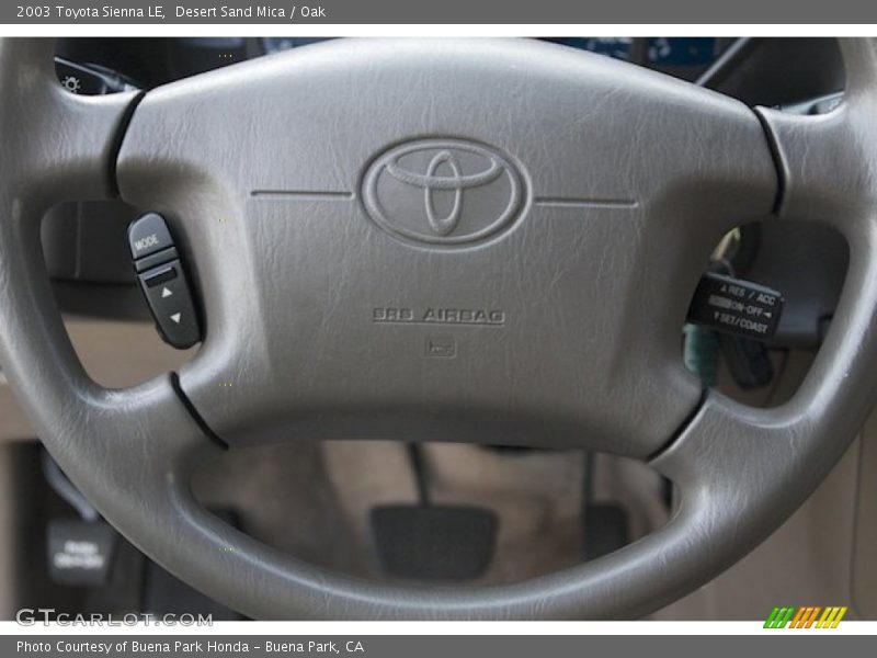 Desert Sand Mica / Oak 2003 Toyota Sienna LE
