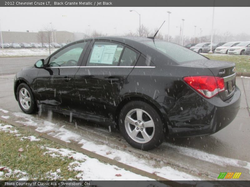Black Granite Metallic / Jet Black 2012 Chevrolet Cruze LT