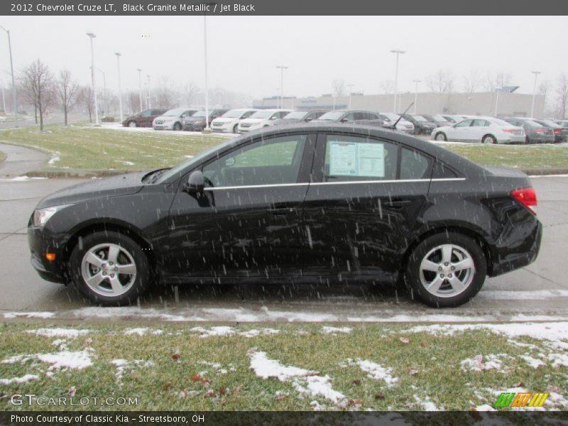Black Granite Metallic / Jet Black 2012 Chevrolet Cruze LT