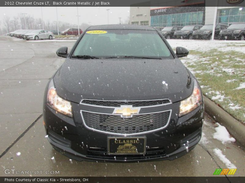 Black Granite Metallic / Jet Black 2012 Chevrolet Cruze LT