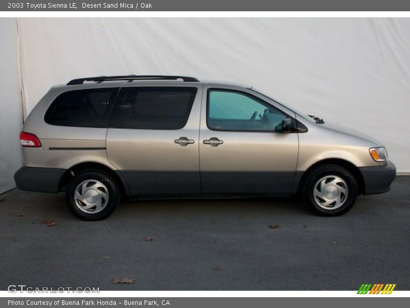 Desert Sand Mica / Oak 2003 Toyota Sienna LE
