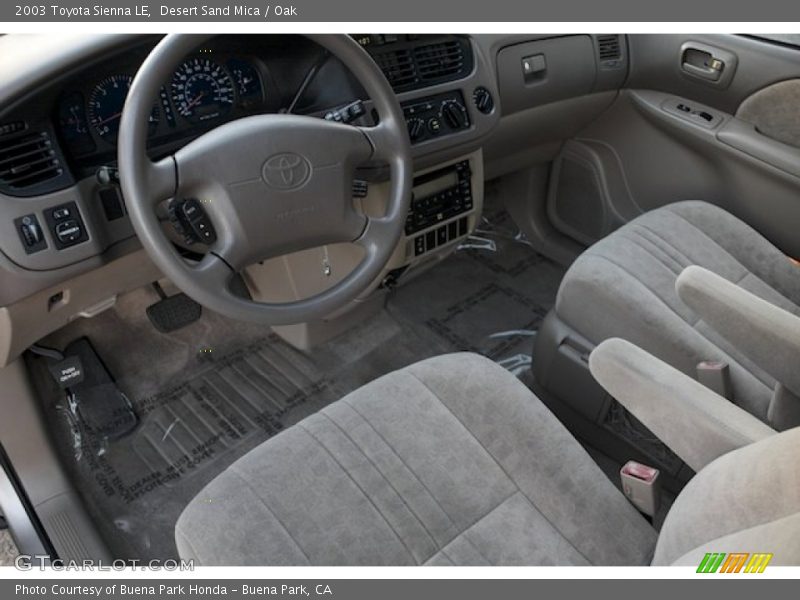 Desert Sand Mica / Oak 2003 Toyota Sienna LE