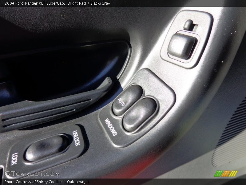 Bright Red / Black/Gray 2004 Ford Ranger XLT SuperCab