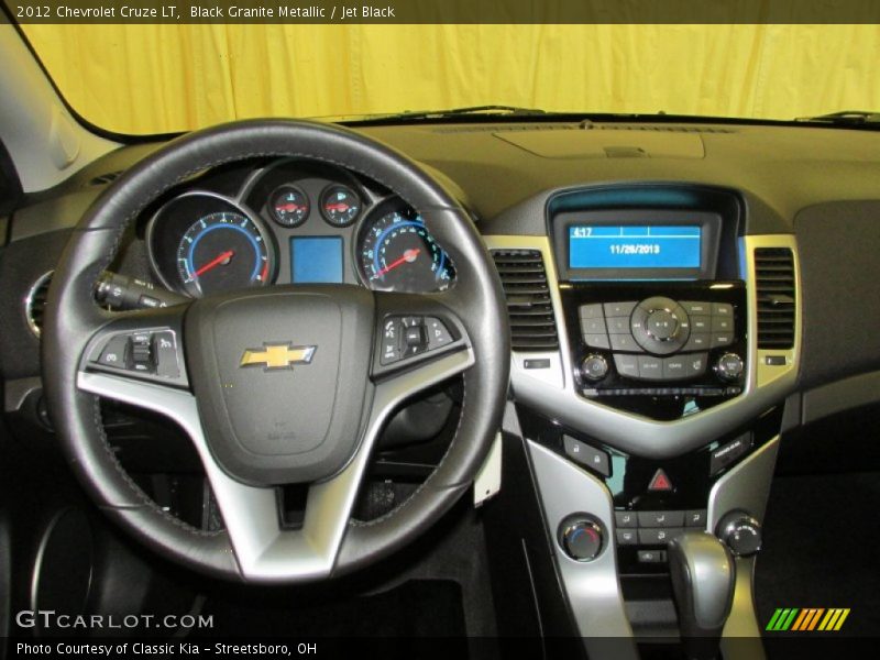 Black Granite Metallic / Jet Black 2012 Chevrolet Cruze LT