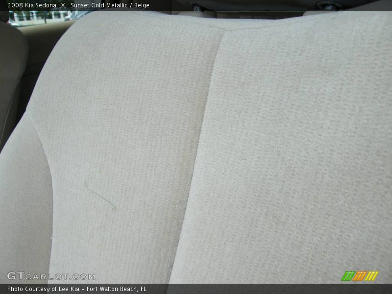 Sunset Gold Metallic / Beige 2008 Kia Sedona LX