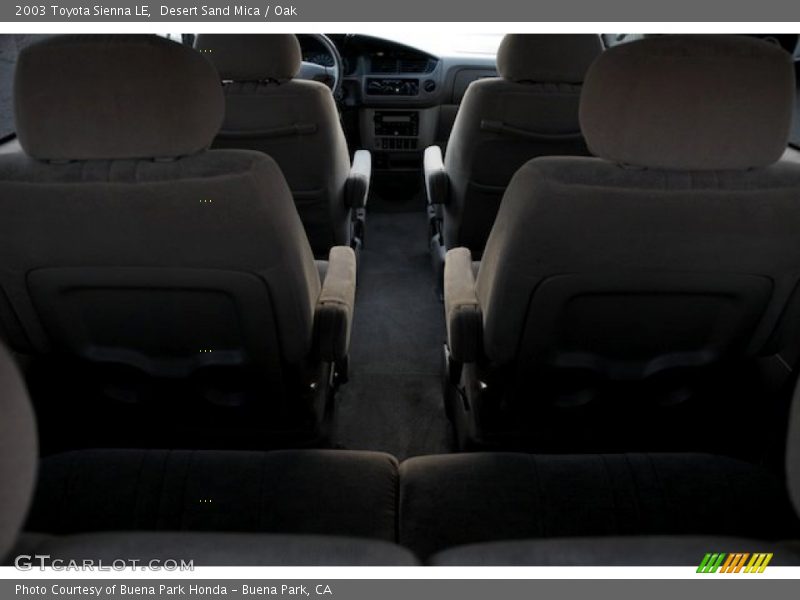 Desert Sand Mica / Oak 2003 Toyota Sienna LE