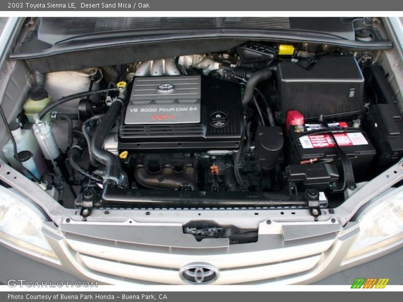 Desert Sand Mica / Oak 2003 Toyota Sienna LE