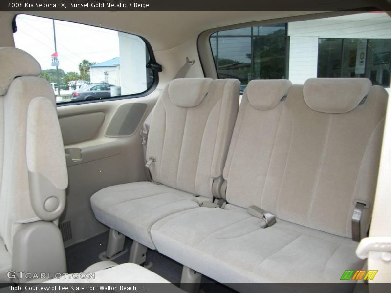 Sunset Gold Metallic / Beige 2008 Kia Sedona LX