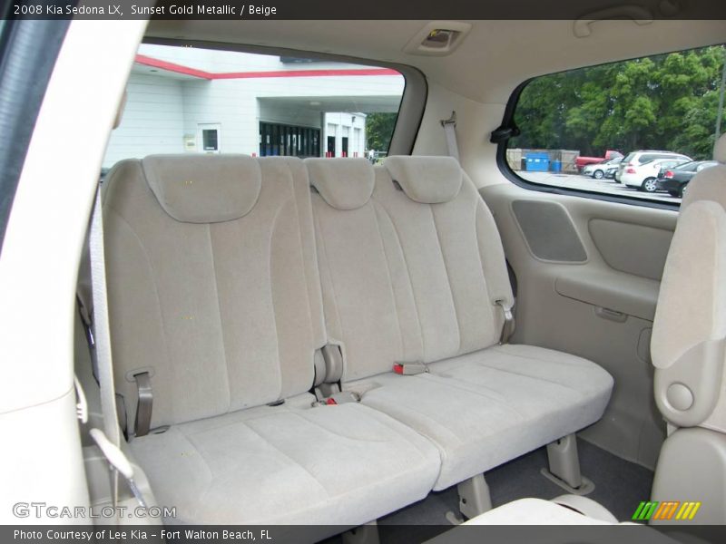 Sunset Gold Metallic / Beige 2008 Kia Sedona LX