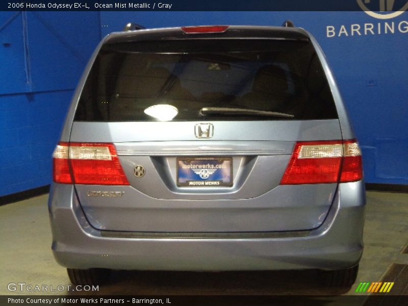 Ocean Mist Metallic / Gray 2006 Honda Odyssey EX-L