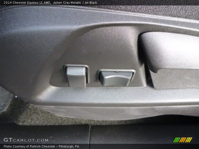 Ashen Gray Metallic / Jet Black 2014 Chevrolet Equinox LS AWD