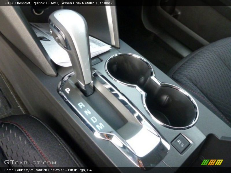 Ashen Gray Metallic / Jet Black 2014 Chevrolet Equinox LS AWD