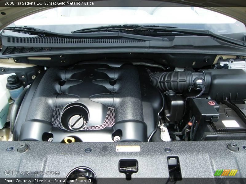 Sunset Gold Metallic / Beige 2008 Kia Sedona LX