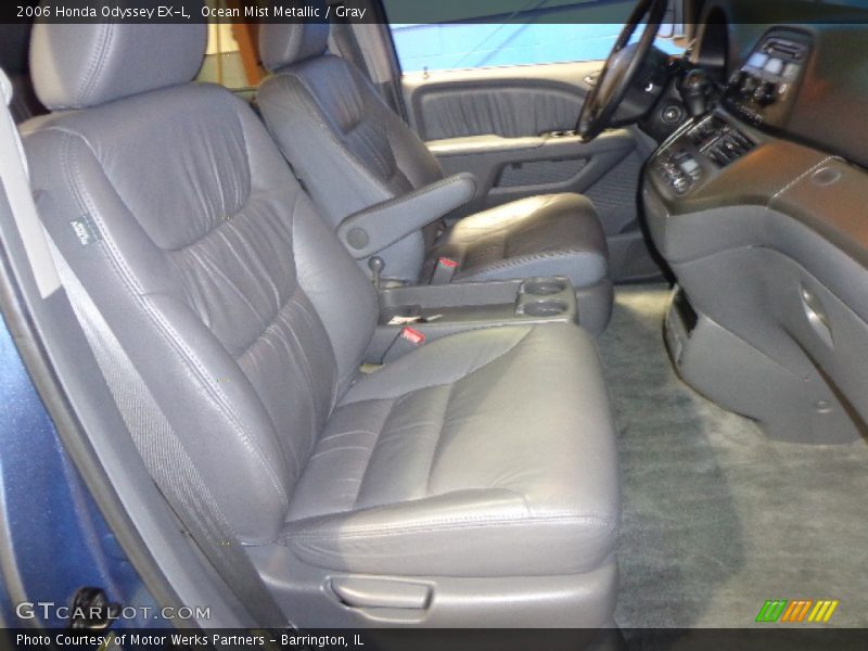 Ocean Mist Metallic / Gray 2006 Honda Odyssey EX-L