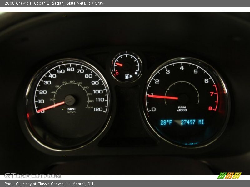  2008 Cobalt LT Sedan LT Sedan Gauges