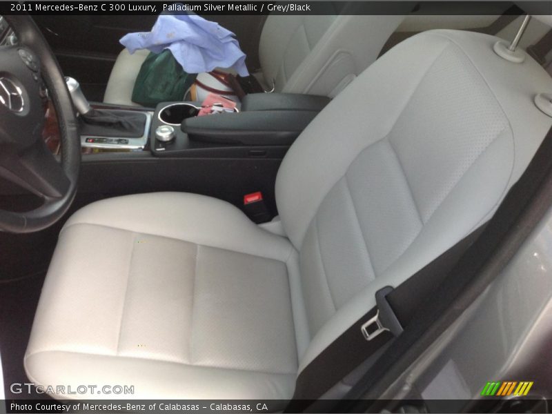 Palladium Silver Metallic / Grey/Black 2011 Mercedes-Benz C 300 Luxury