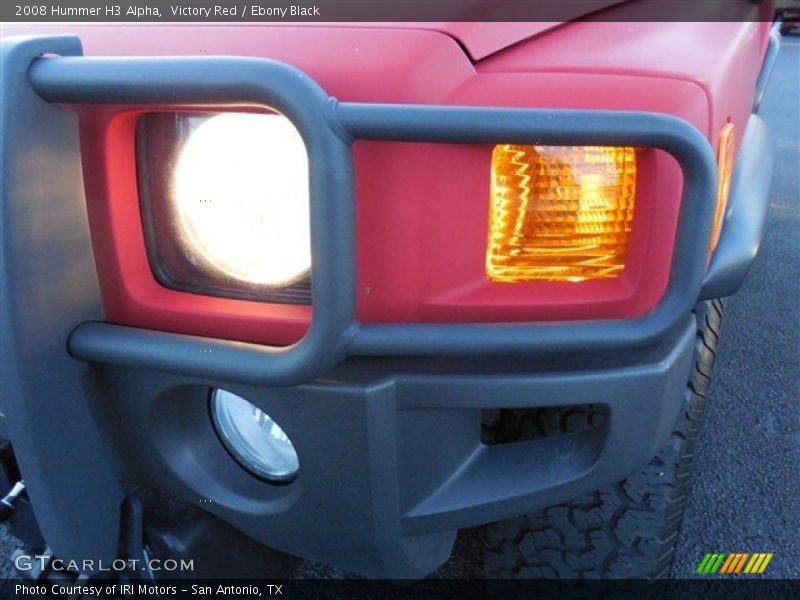 Victory Red / Ebony Black 2008 Hummer H3 Alpha