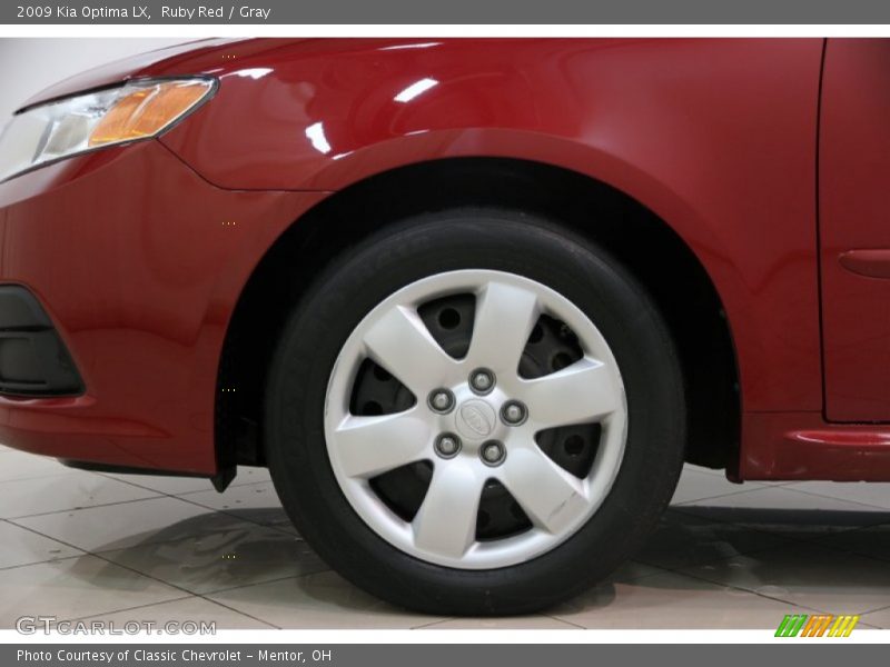Ruby Red / Gray 2009 Kia Optima LX