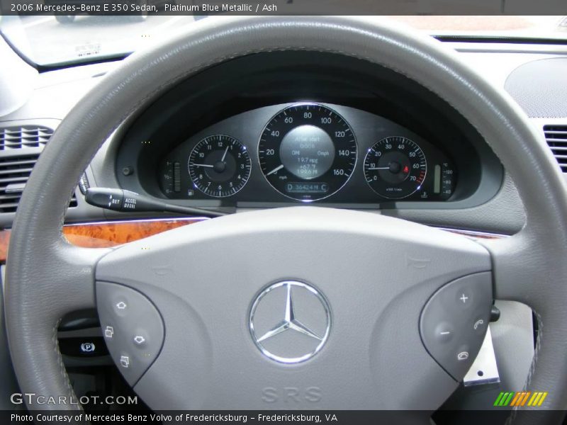 Platinum Blue Metallic / Ash 2006 Mercedes-Benz E 350 Sedan